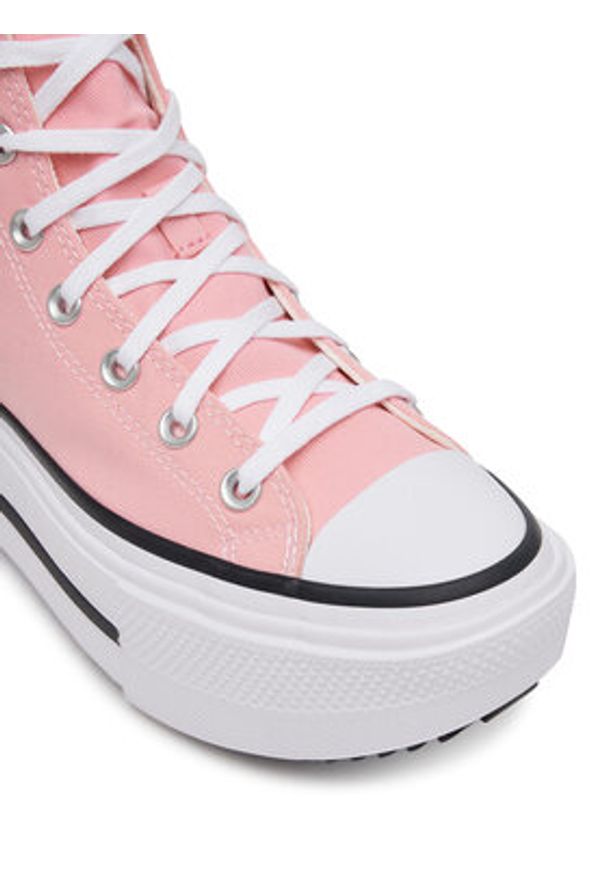 Converse Trampki Chuck Taylor All Star Lift Double Stack A15012C Różowy. Kolor: różowy. Materiał: materiał