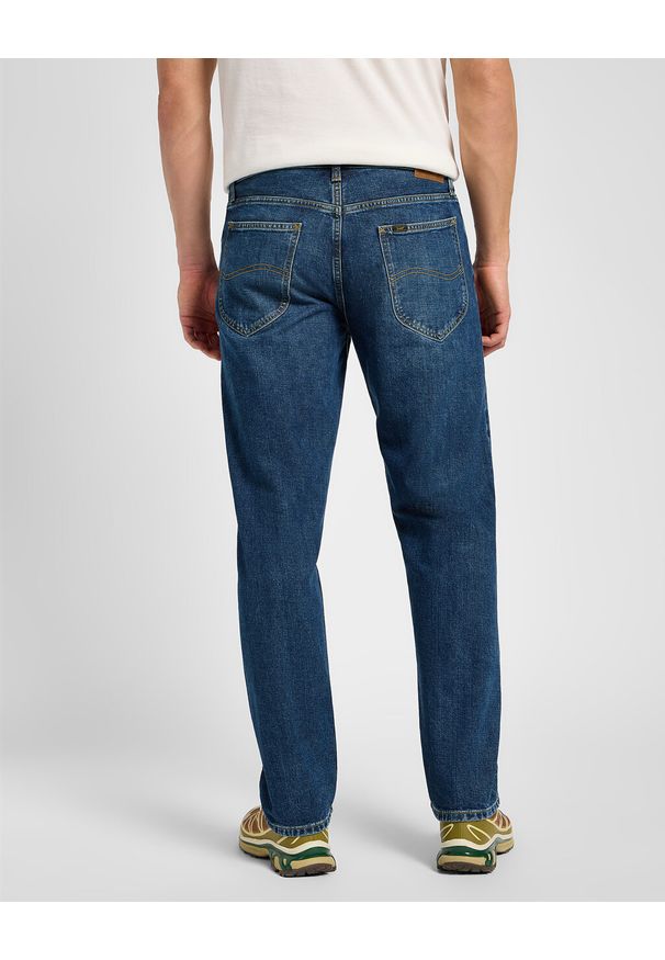 Lee - LEE MĘSKIE SPODNIE JEANSOWE OSCAR ECLIPSE BLUE 112355855 L76F016432