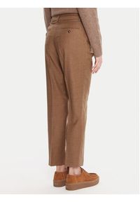 Weekend Max Mara Spodnie materiałowe Caldaia 2525136152 Brązowy Regular Fit. Kolor: brązowy. Materiał: wełna #4