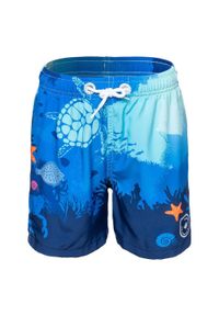 AquaWave - Spodenki Dziecięce Bali Ocean. Kolor: niebieski. Styl: sportowy. Sport: turystyka piesza