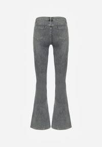 Renee - Niebieskie Jeansy o Fasonie Flare Regular Waist Setava. Okazja: na co dzień. Kolor: niebieski. Styl: casual #2