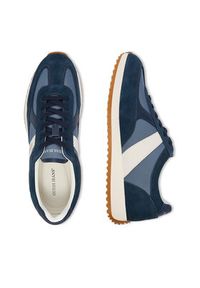 Guess Jeans Sneakersy EO-ORLANDO-01 126AM Granatowy. Kolor: niebieski. Materiał: materiał #10