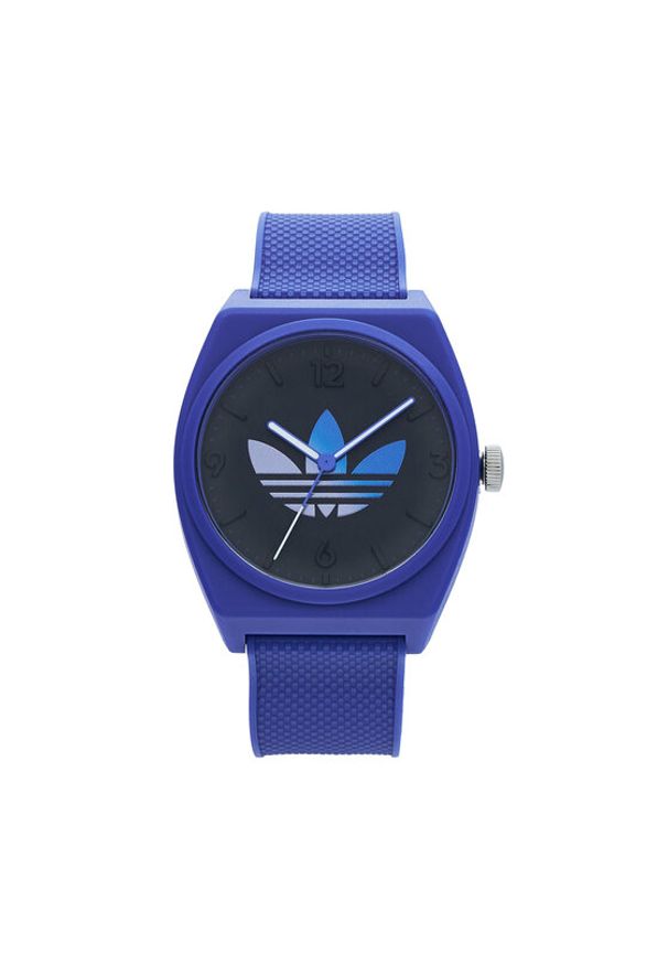 Adidas - adidas Zegarek Project Two AOST24553 Niebieski. Kolor: niebieski. Materiał: syntetyk