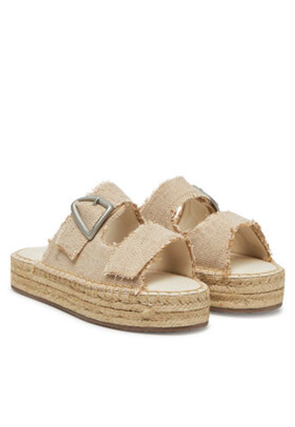 EMU Australia Espadryle Ayers W13168 Beżowy. Kolor: beżowy. Materiał: materiał