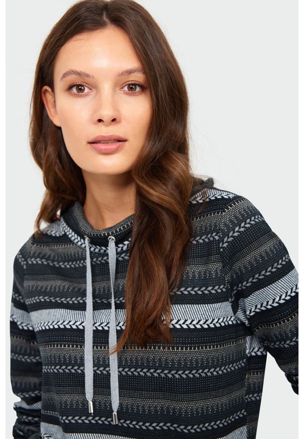 Greenpoint - Sweter o luźnym kroju z nadrukiem. Wzór: nadruk