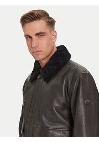 JOOP! Kurtka skórzana Falko 80000864 Szary Regular Fit. Kolor: szary. Materiał: skóra #2