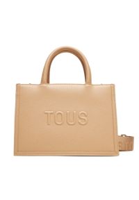 Tous - TOUS Torebka Brenda 2002192144 Beżowy. Kolor: beżowy. Materiał: skórzane
