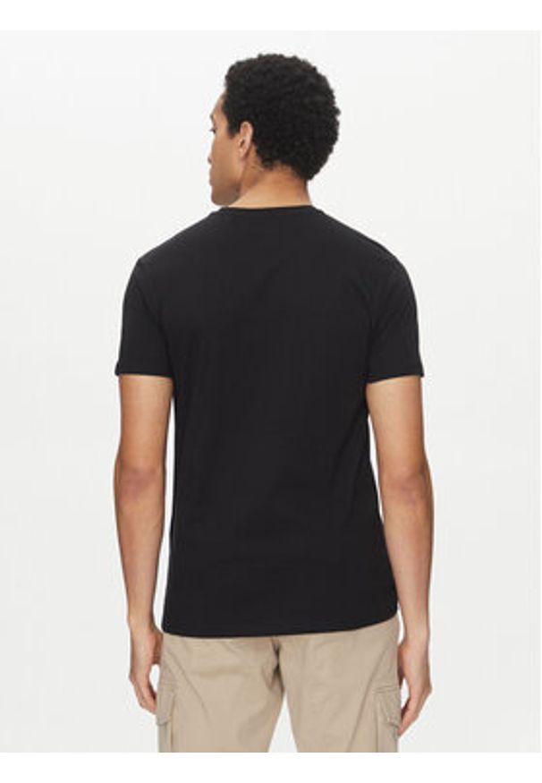 Alpha Industries T-Shirt Basic 100501 Czarny Regular Fit. Kolor: czarny. Materiał: bawełna