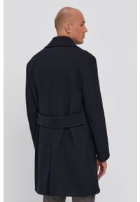 TOMMY HILFIGER - Tommy Hilfiger Płaszcz męski kolor czarny przejściowy. Okazja: na co dzień. Kolor: czarny. Materiał: tkanina. Wzór: gładki. Styl: casual, klasyczny #3