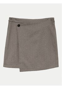 Vero Moda Spódnica mini Kawi 10319663 Beżowy Regular Fit. Kolor: beżowy. Materiał: syntetyk