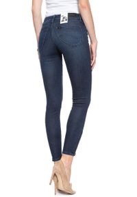 Lee - SPODNIE DAMSKIE LEE SCARLETT CROPPED POLISHED INDIGO L30CRKKD #4