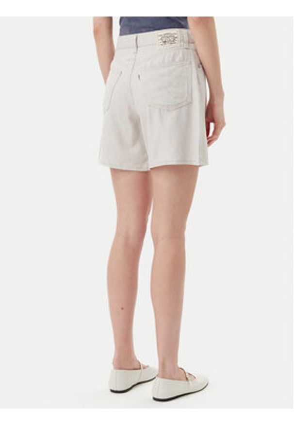 Levi's® Szorty jeansowe A9311-0018 Écru Baggy Fit. Materiał: bawełna