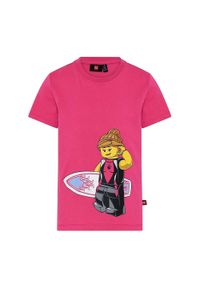 LEGO Wear - Koszulka trekkingowa dziecięca LEGO Lwtaylor 311. Kolor: różowy