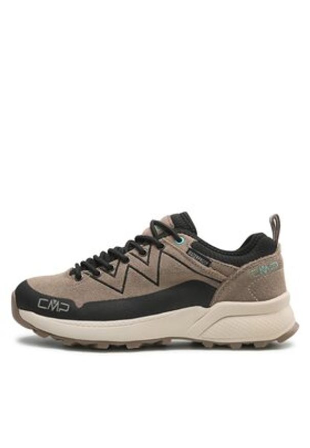 CMP Trekkingi Kaleepso Low Wmn Shoe Wp 31Q4906 Brązowy. Kolor: brązowy. Materiał: skóra, zamsz