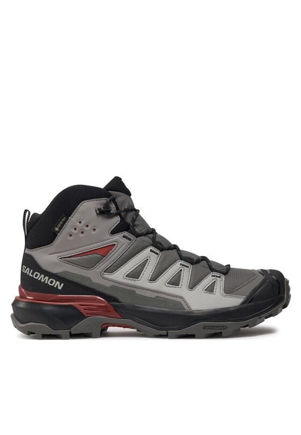 salomon - Salomon Trekkingi X Ultra 360 Mid Gore-Tex L47447800 Szary. Kolor: szary. Materiał: materiał, mesh. Technologia: Gore-Tex. Sport: turystyka piesza