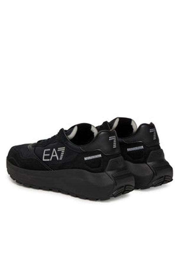 EA7 Emporio Armani Sneakersy X8X186 XK401 D190 Czarny. Kolor: czarny. Materiał: materiał
