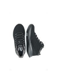 skechers - Buty do chodzenia dla dzieci Skechers Just Chill. Wysokość cholewki: za kostkę. Zapięcie: sznurówki. Kolor: czarny. Materiał: tkanina, skóra, materiał. Szerokość cholewki: normalna. Sport: turystyka piesza