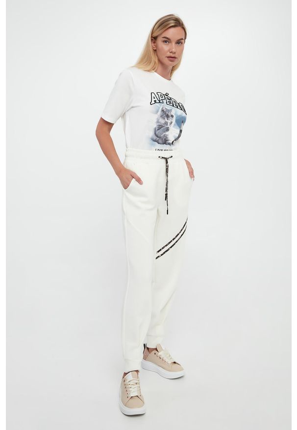 Sportalm - T-shirt damski z nadrukiem SPORTALM. Wzór: nadruk