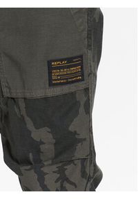 Replay Spodnie materiałowe M9933.000.73908 Khaki Regular Fit. Kolor: brązowy. Materiał: bawełna #4