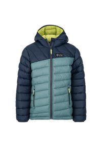 Kurtka ocieplana chłopięca Kilpi REBEKI-JB. Kolor: zielony, niebieski, wielokolorowy. Materiał: nylon. Sport: turystyka piesza #1
