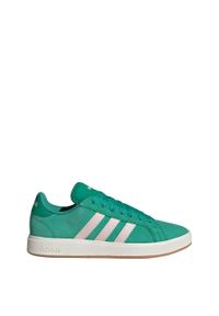 Adidas - Buty Grand Court Base 00s. Kolor: fioletowy, zielony, biały, wielokolorowy. Materiał: materiał. Sport: turystyka piesza