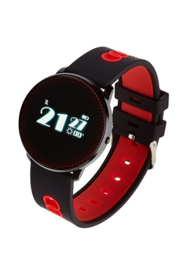 Smartwatch GARETT Sport 14 Czarno-czerwony. Rodzaj zegarka: smartwatch. Kolor: czarny, czerwony, wielokolorowy. Styl: sportowy