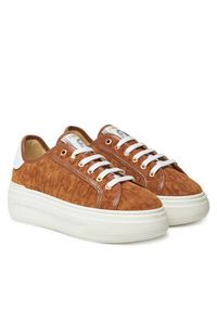 Furla Sneakersy Nuage YJ15NUA BX4060 PT 4195S Brązowy. Kolor: brązowy. Materiał: skóra