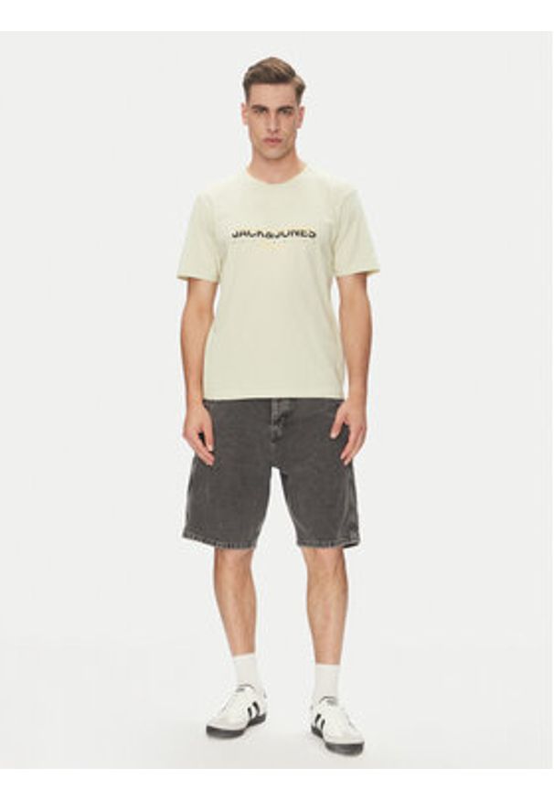 Jack & Jones - Jack&Jones T-Shirt Canggu 12281809 Zielony Regular Fit. Kolor: zielony. Materiał: bawełna