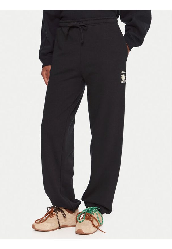 Billabong Spodnie dresowe So Sunny EBJFB03003 Czarny Relaxed Fit. Kolor: czarny. Materiał: bawełna