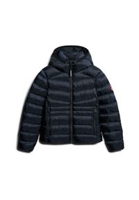 Damska ocieplana kurtka puchowa Superdry Fuji Quilt. Kolor: niebieski. Materiał: puch #1