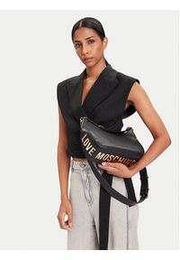 Love Moschino - LOVE MOSCHINO Torebka JC4018PP0NLT0000 Czarny. Kolor: czarny. Materiał: skórzane #4