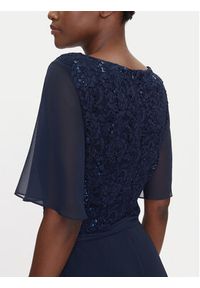 Swing Sukienka koktajlowa 5AI02500 Granatowy Regular Fit. Kolor: niebieski. Materiał: syntetyk. Styl: wizytowy #2