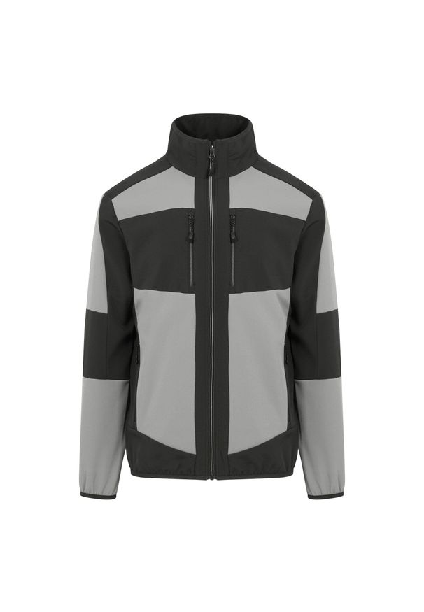 Regatta - Kurtka Softshellowa Unisex Dla Dorosłych 2 Warstwy. Kolor: szary, fioletowy, wielokolorowy. Sport: turystyka piesza