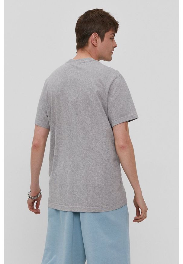 Reebok Classic - T-shirt. Okazja: na co dzień. Kolor: szary. Materiał: dzianina. Wzór: nadruk. Styl: casual