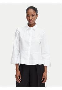 Hugo - HUGO Koszula Embrella 50562961 Biały Slim Fit. Kolor: biały. Materiał: bawełna #1