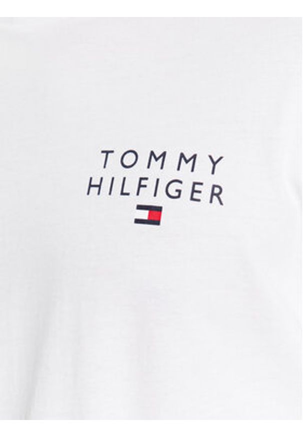 TOMMY HILFIGER - Tommy Hilfiger Longsleeve UM0UM02984 Biały Regular Fit. Kolor: biały. Materiał: bawełna. Długość rękawa: długi rękaw