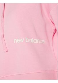 New Balance Bluza Essentials WT23512 Różowy Relaxed Fit. Kolor: różowy. Materiał: syntetyk, bawełna #4