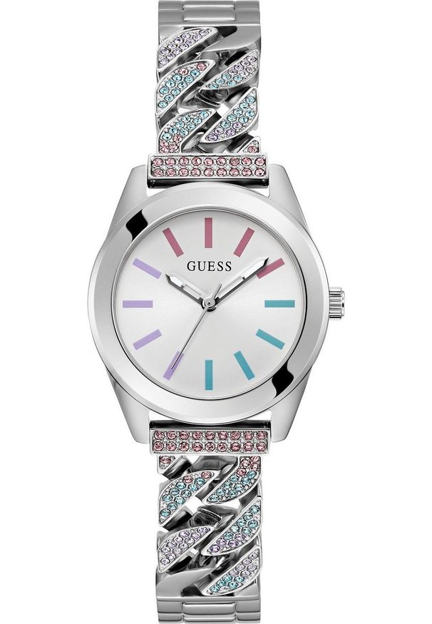 Zegarek Guess Zegarek damski Guess GW0546L4 srebrny. Kolor: srebrny