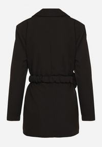 Born2be - Czarna Marynarka Vimasirra. Okazja: na imprezę, na spotkanie biznesowe. Kolor: czarny. Materiał: materiał, tkanina. Wzór: jednolity, gładki, aplikacja. Styl: biznesowy #4