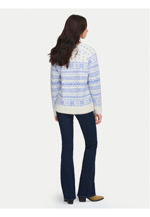 only - ONLY Sweter Xmas Nordic 15354824 Błękitny Regular Fit. Kolor: niebieski. Materiał: syntetyk