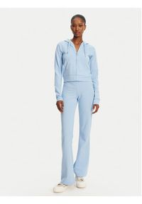 Juicy Couture Spodnie dresowe Apollo JCWBJ125311 Błękitny Flared Leg. Kolor: niebieski. Materiał: bawełna