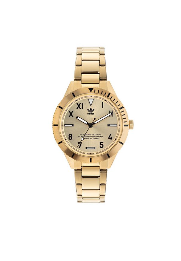 Złoty zegarek adidas Originals 0840190027841,0194366197129