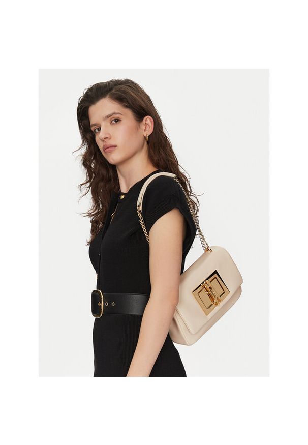 Love Moschino - Torebka LOVE MOSCHINO. Kolor: kremowy