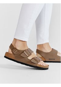 Birkenstock Sandały Milano Bs 0634503 Brązowy. Kolor: brązowy. Materiał: skóra #11