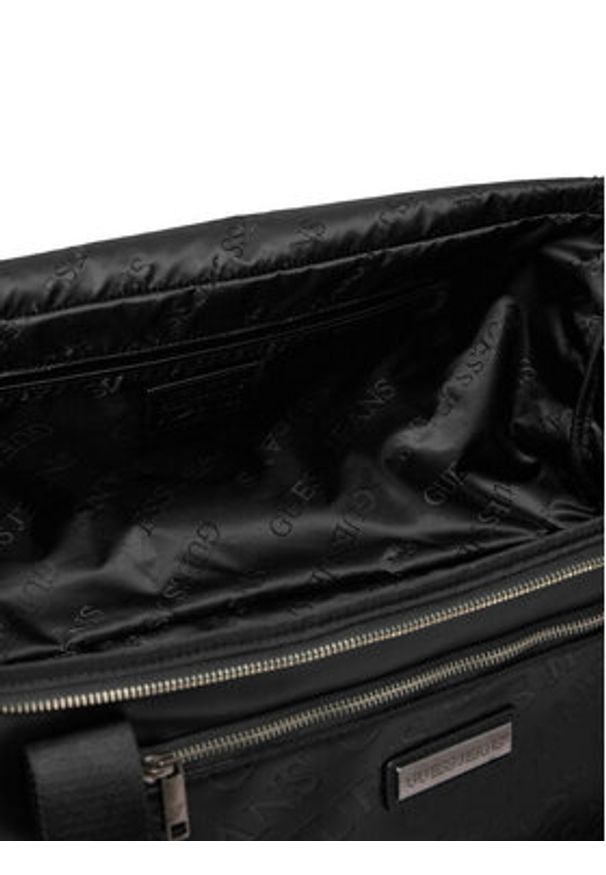 Guess Jeans Torba weekendowa CWBEO-GUESS-B-001-09 Czarny. Kolor: czarny. Materiał: skóra