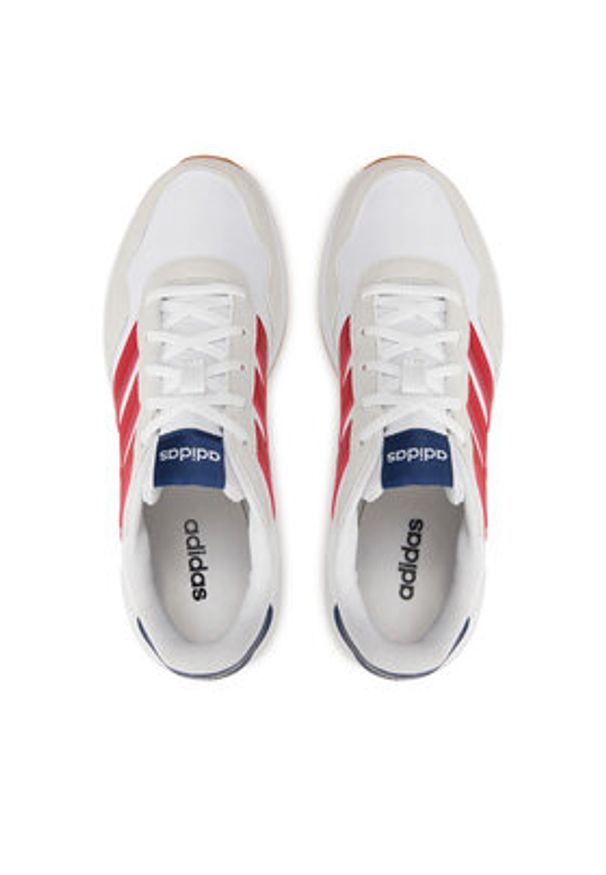 Adidas - adidas Sneakersy Run 60s J IE6441 Biały. Kolor: biały. Materiał: materiał. Sport: bieganie