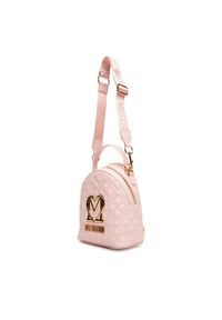 Love Moschino - LOVE MOSCHINO Plecak JC4304PP0MK1260A Różowy. Kolor: różowy. Materiał: skóra