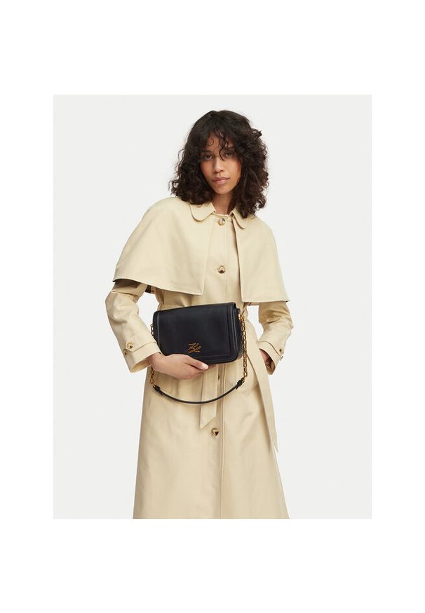 Karl Lagerfeld - Torebka KARL LAGERFELD. Kolor: czarny