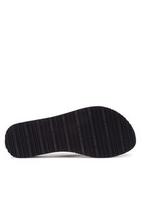 TOMMY HILFIGER - Tommy Hilfiger Japonki Im Th Chainprint Midwedge Sandal FW0FW08527 Granatowy. Kolor: niebieski. Materiał: materiał