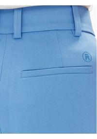 TOMMY HILFIGER - Tommy Hilfiger Spodnie materiałowe Core WW0WW39723 Niebieski Straight Fit. Kolor: niebieski. Materiał: syntetyk, wiskoza